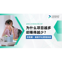 为什么项目越多却赚得越少？你需要一套数字化管理系统